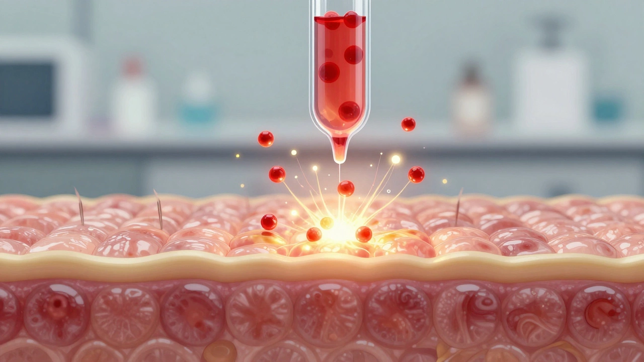 Капли плазмы проникают в кожу, стимулируя её самоисцеление и восстановление.