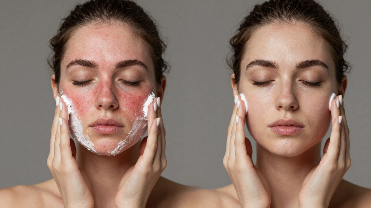 Сравнение вредного домашнего средства и безопасного ухода за кожей с пигментацией.