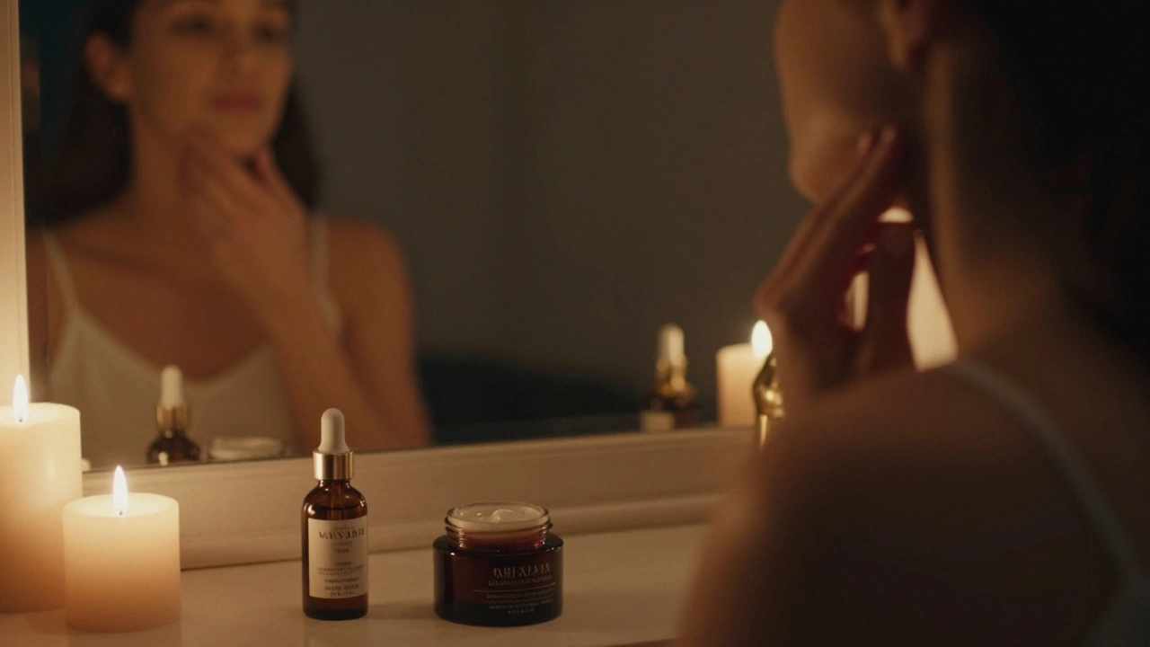Вечерний ритуал ухода за кожей шеи и декольте в уютной атмосфере