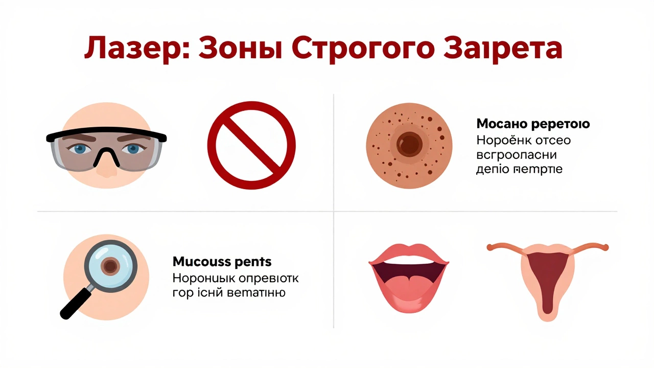 Где нельзя делать лазер: полный список зон и противопоказаний для безопасности кожи